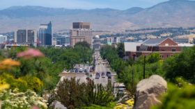 downtown Boise on a spring day