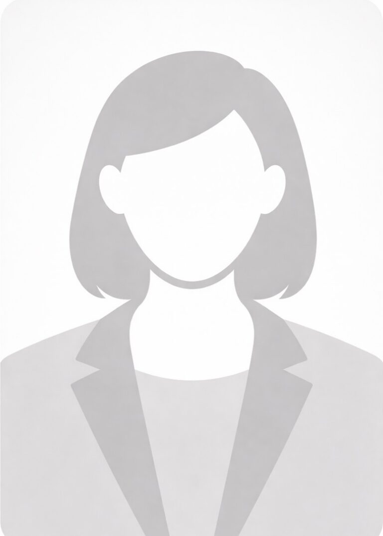 Generic female profile icon with shoulder-length hair and a blazer on a light background